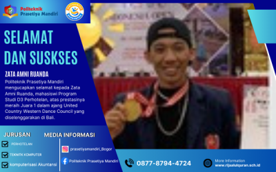 SELAMAT & SUKSES KEPADA ZATA AMNI RUANDA