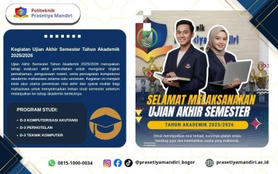 Evaluasi Kompetensi Akademis, Politeknik Prasetiya Mandiri Gelar Ujian Akhir Semester Tahun Akademik 2025/2026