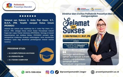 Selamat dan Sukses Terpilihnya Ir. Anita Puji Utami sebagai Ketua Umum IPERINDO Periode 2026–2030