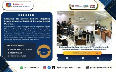 Politeknik Prasetiya Mandiri Gelar Sosialisasi dan Literasi Keuangan Bersama PT. Pegadaian